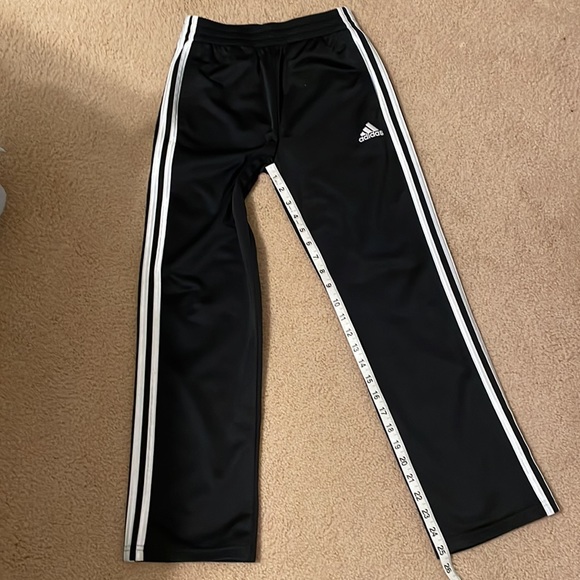 Adidas Youth Iconic Tricot Black Track Jogger Pants. - Picture 8 of 11